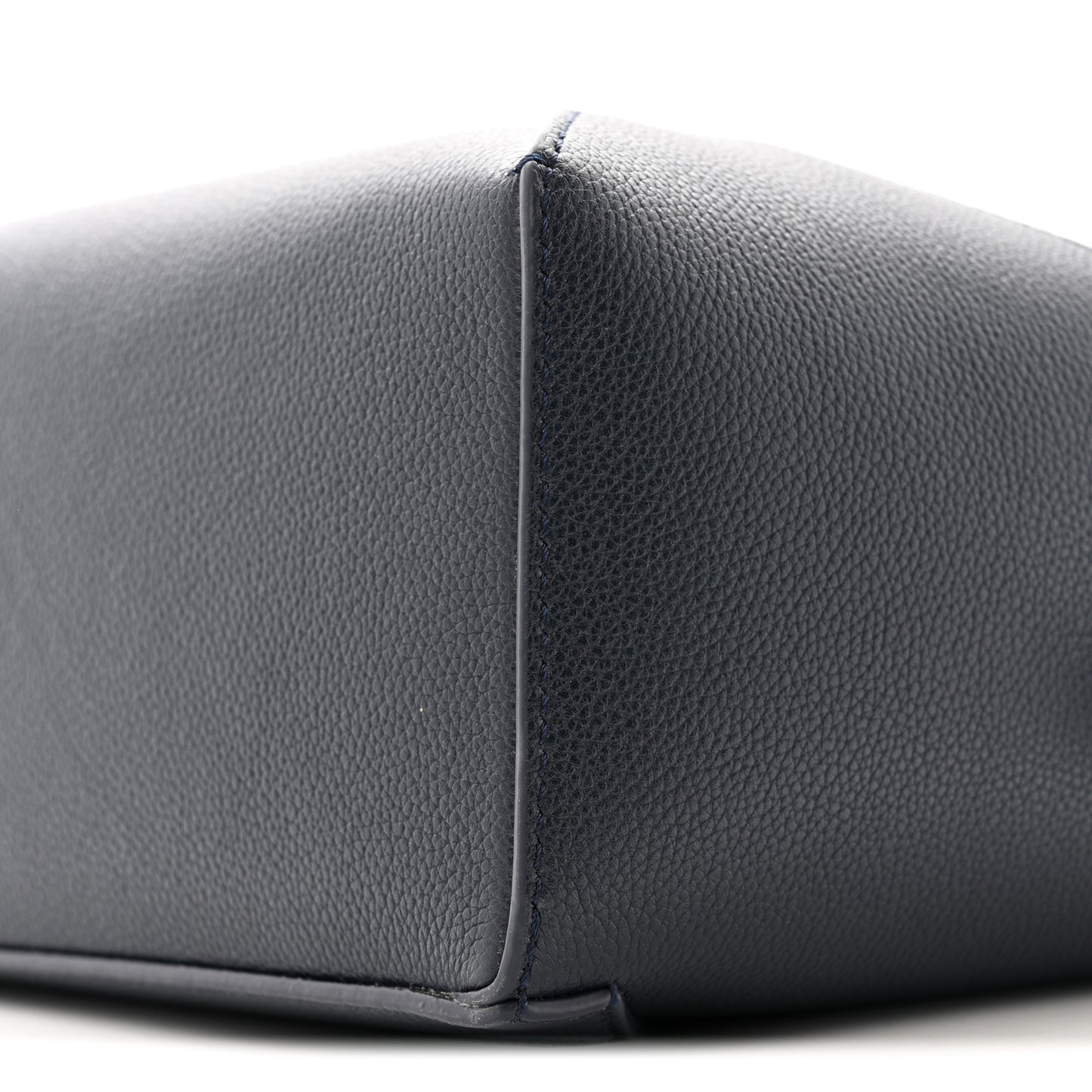 Soft Grained Calfskin Small Puzzle Edge Bag Navy