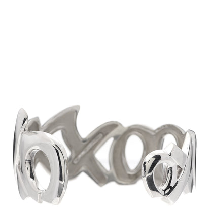 Tiffany Sterling Silver Paloma's Graffiti Love & Kisses Cuff Bracelet 3 of 4