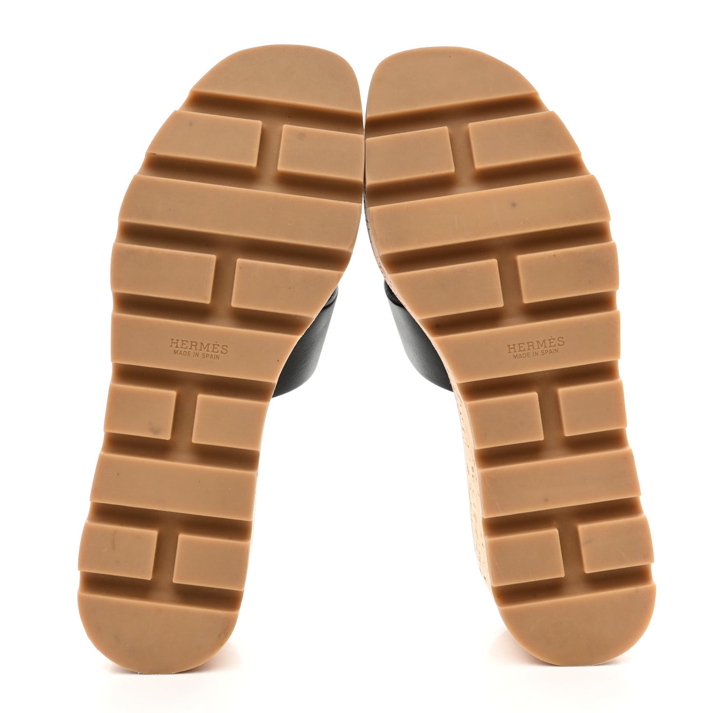 Calfskin Cork Eze 30 Sandals 37 Black