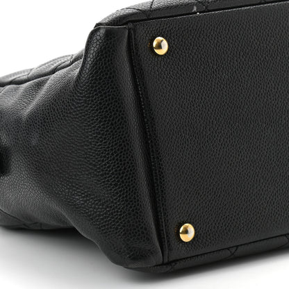 Chanel Caviar Quilted Petit Timeless Tote PTT Black 8 of 10