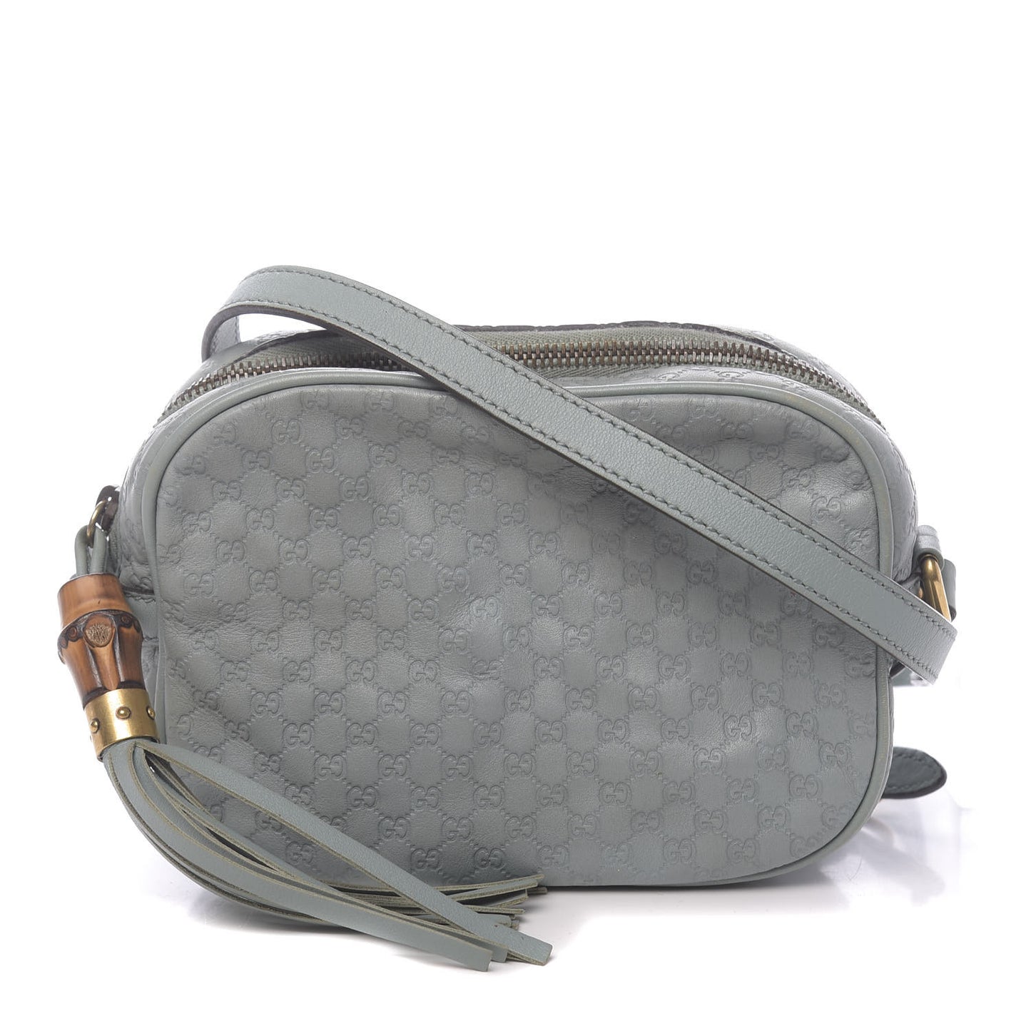 Soft Microguccissima Sunshine Disco Crossbody Bag Blue