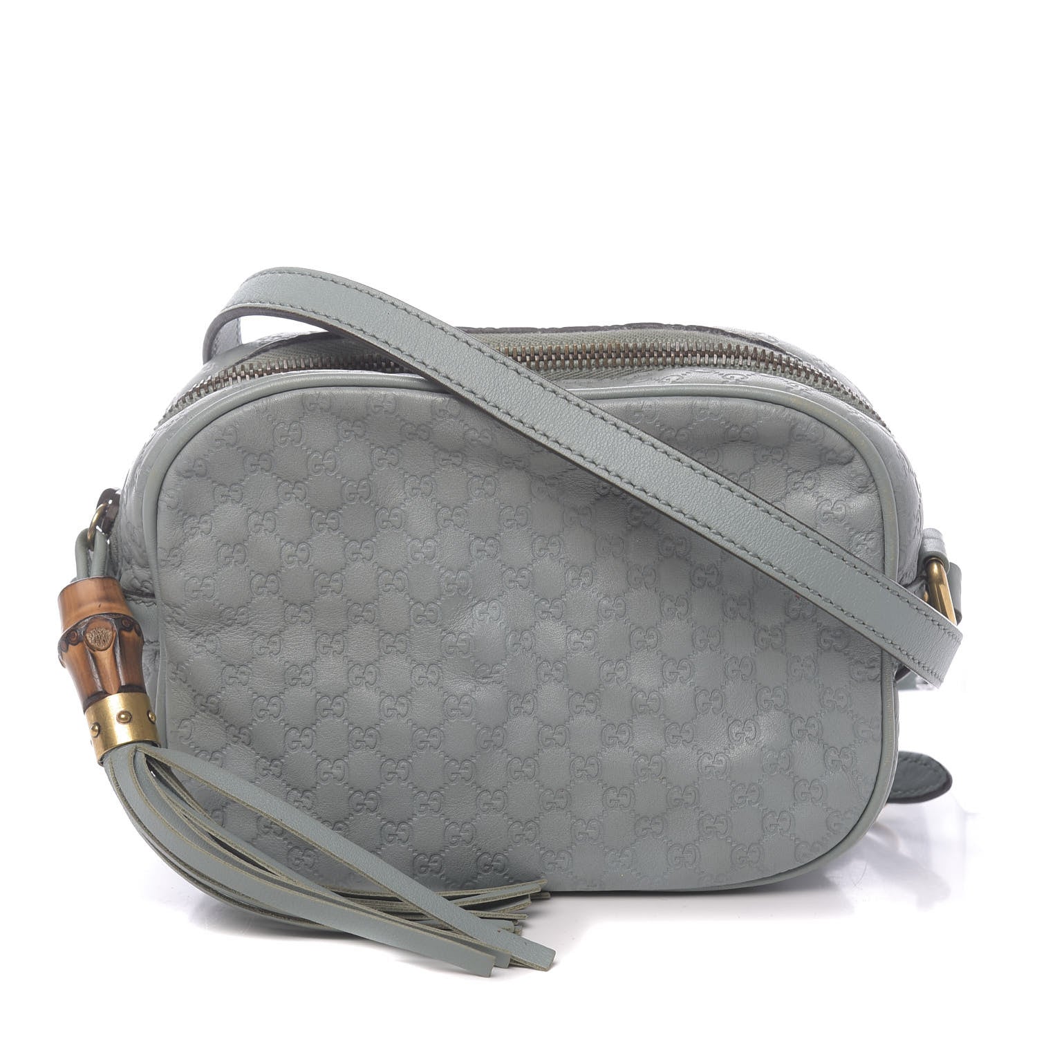 Gucci Soft Microguccissima Sunshine Disco Crossbody Bag Blue 1 of 13