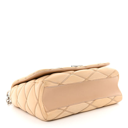 Louis Vuitton Lambskin Malletage GO-14 MM Champagne 4 of 9
