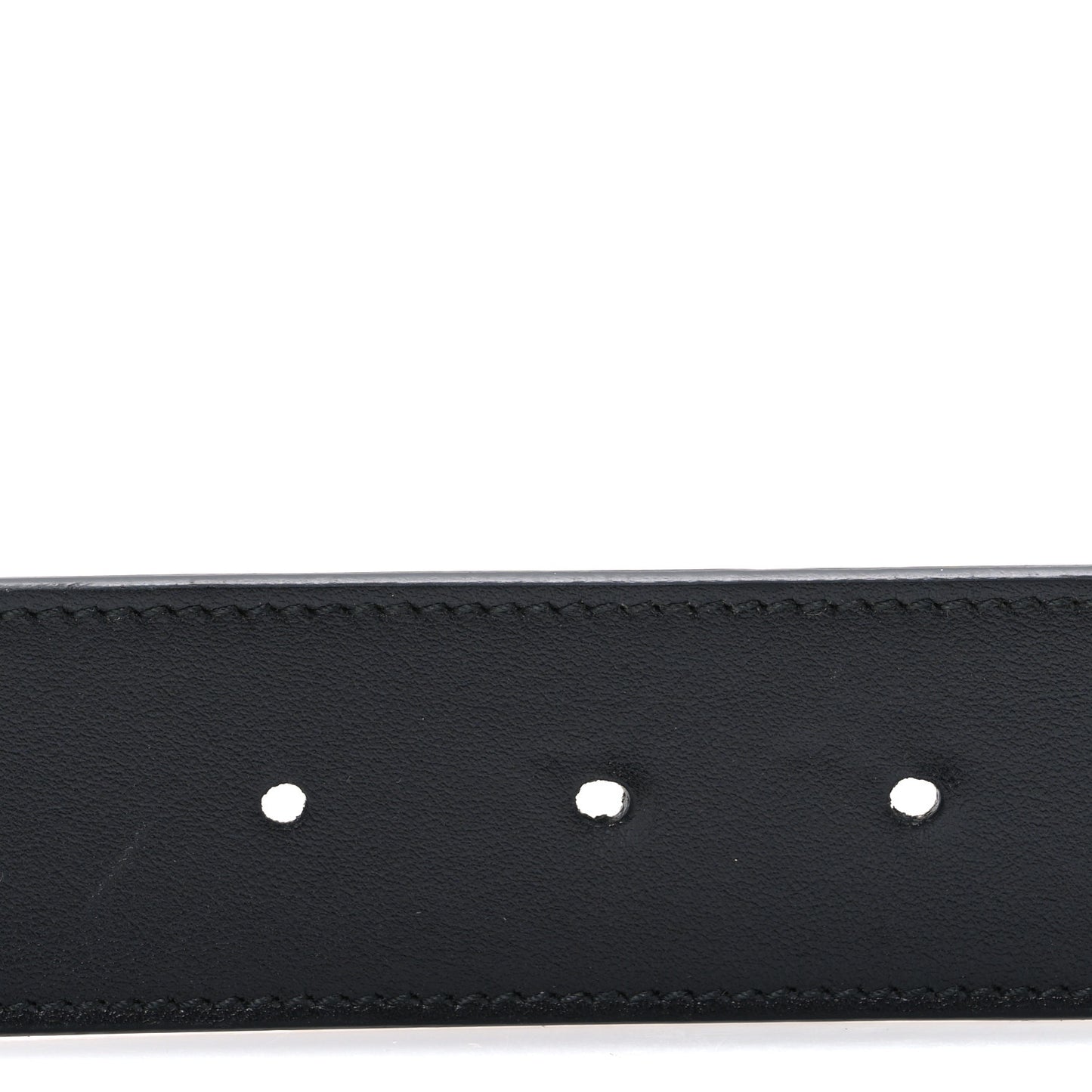 GG Supreme Monogram Plutone Calfskin Double G Reversible 30mm Belt 85 34 Beige Ebony New Acero