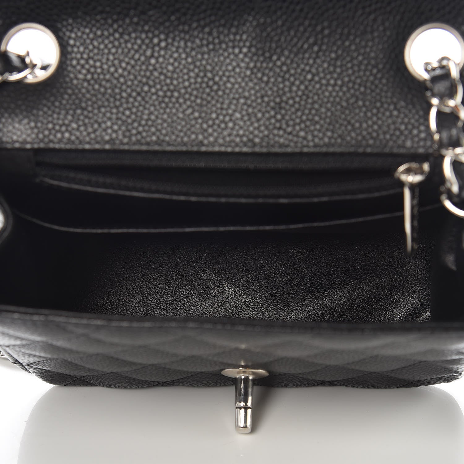 Chanel Caviar Quilted Mini Square Flap Black 5 of 12