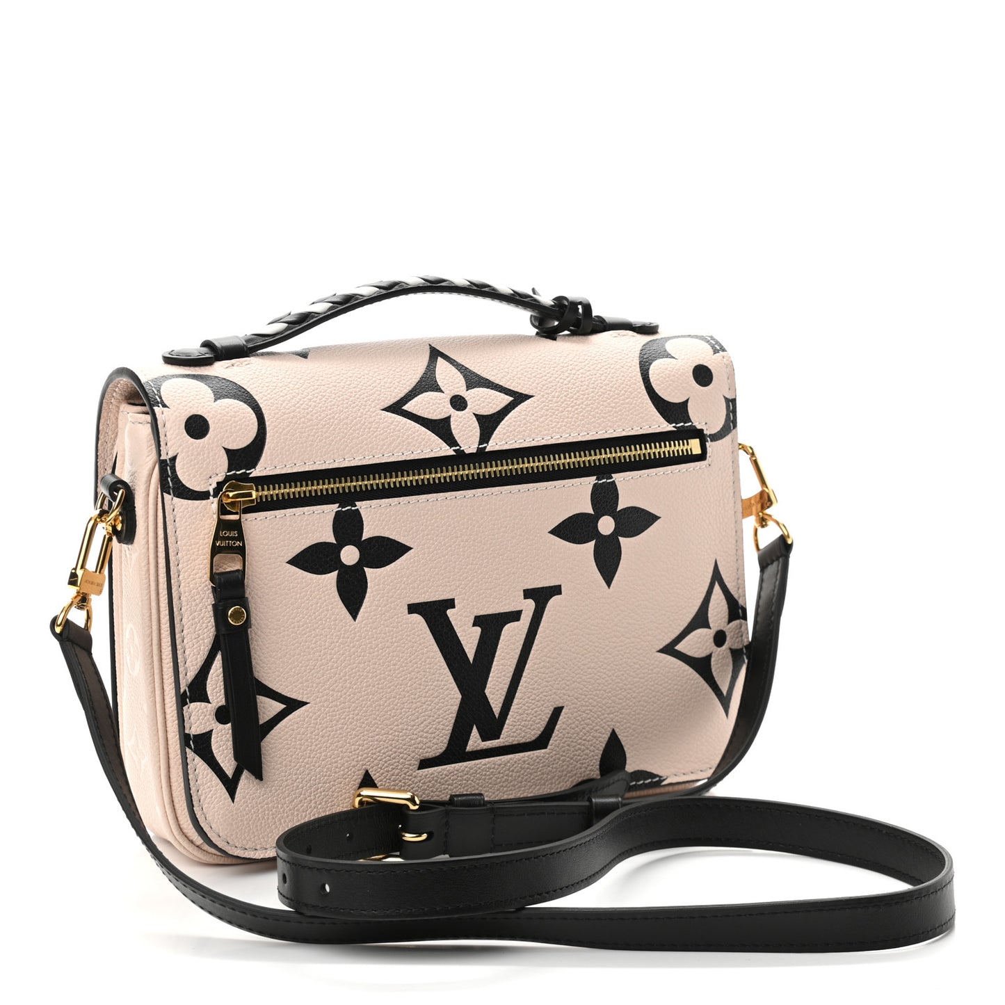 Empreinte Monogram Giant Crafty Pochette Metis Creme Black