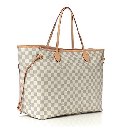 Louis Vuitton Damier Azur Neo Neverfull GM Rose Ballerine 3 of 10