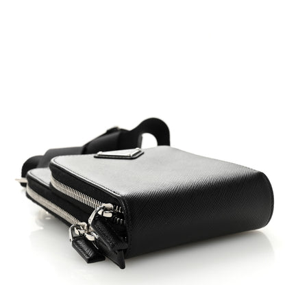 Prada Saffiano Smartphone Case Crossbody Black 4 of 12