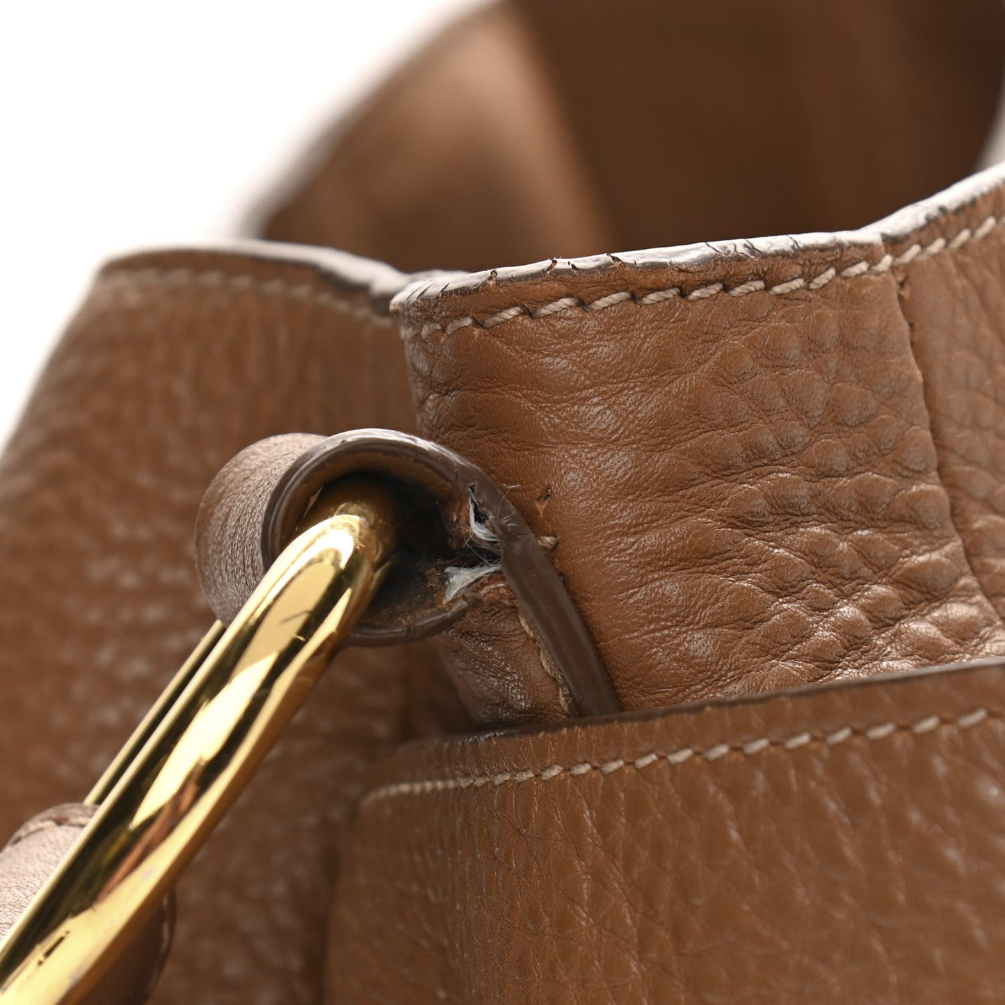 Vitello Daino Side Pocket Hobo Cuoio