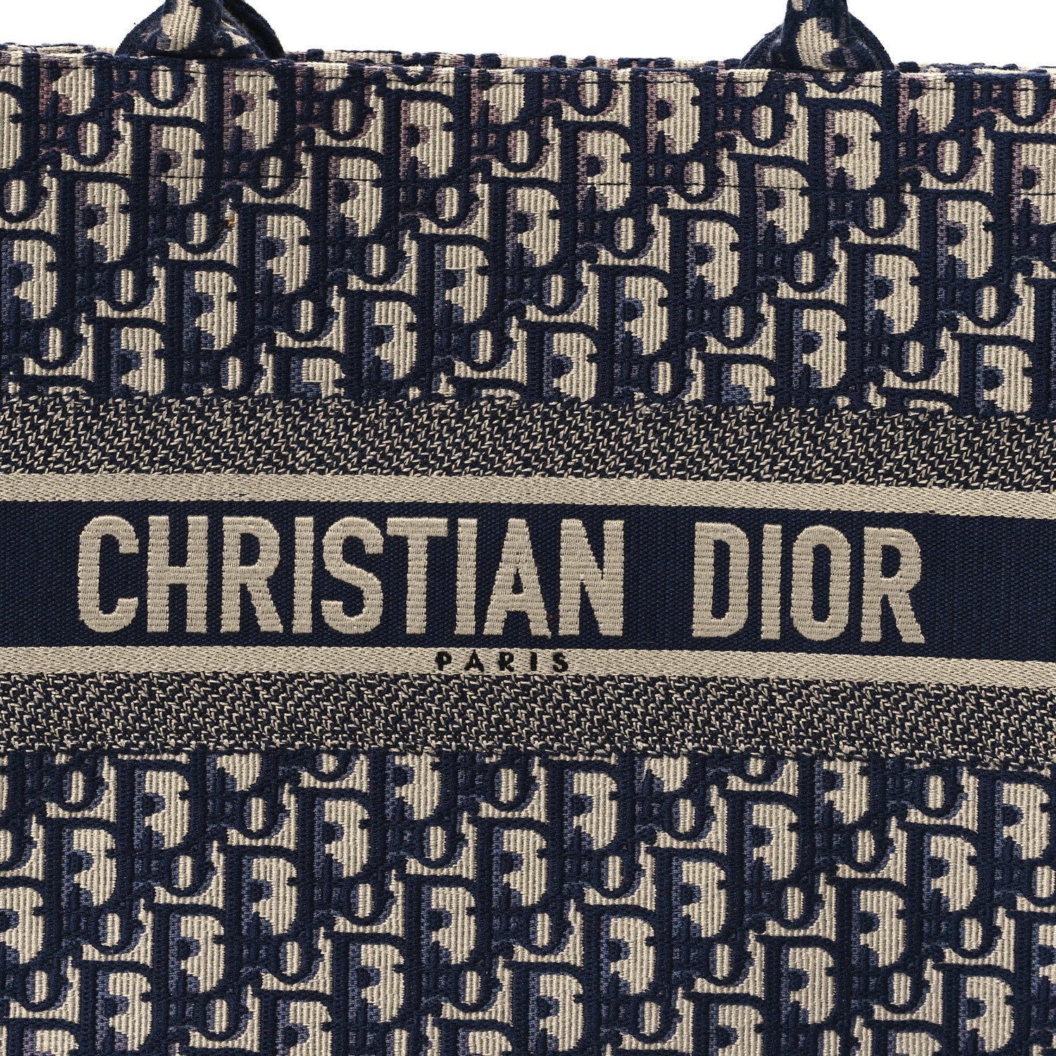 Christian Dior Oblique Medium Book Tote Blue Multicolor 8 of 13
