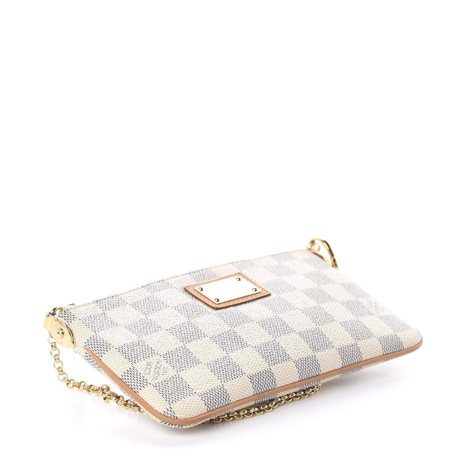 Louis Vuitton Damier Azur Pochette Milla MM 3 of 5