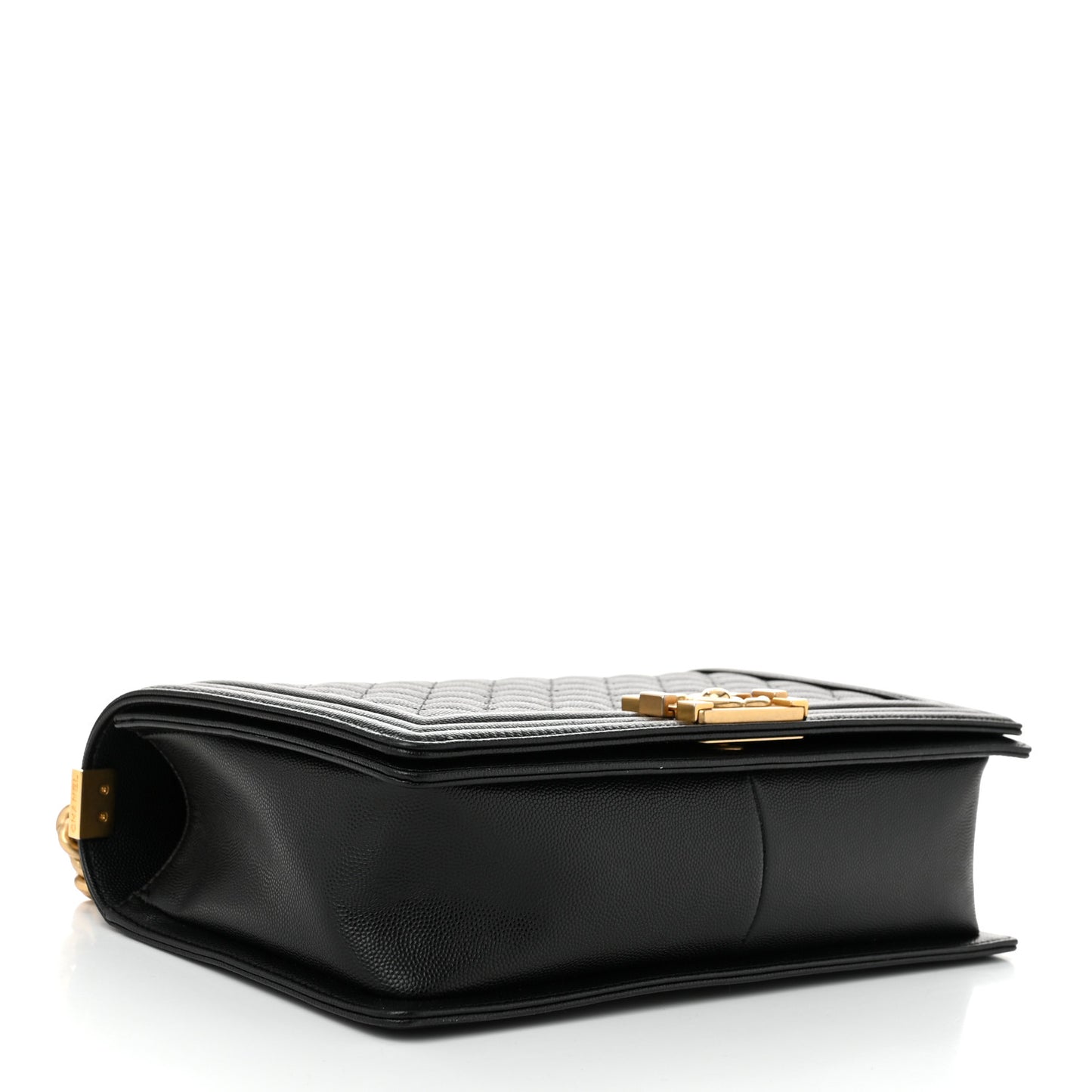 Caviar Quilted New Medium Boy Flap Black