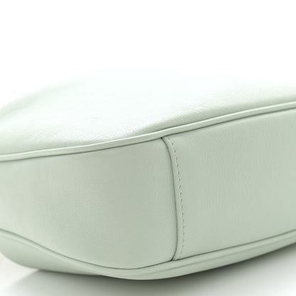 Gucci Softy Wonka Textured Dollar Calfskin Small Diana Shoulder Bag Pale Green 9 of 11