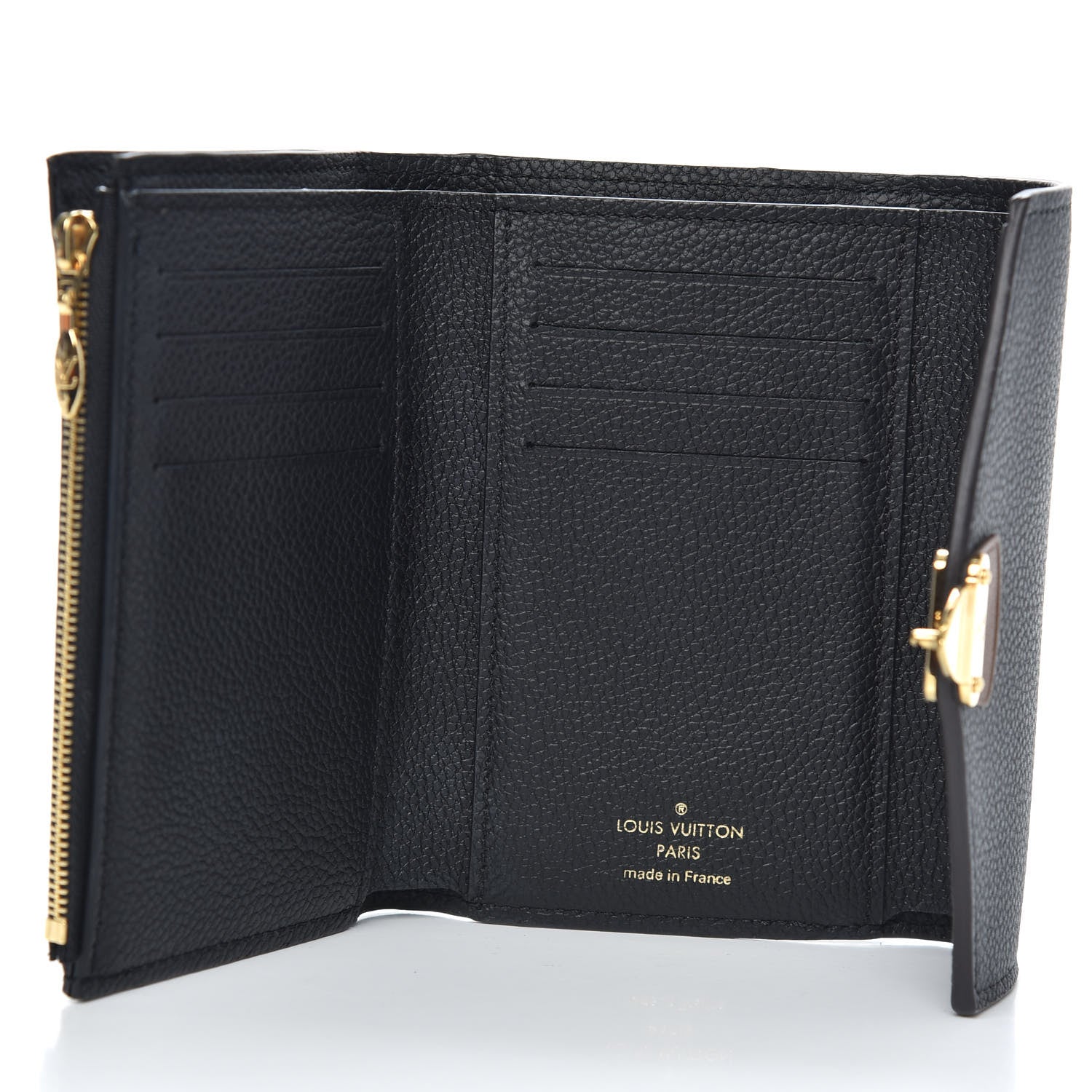 Louis Vuitton Monogram Pallas Compact Wallet NM Black 5 of 7