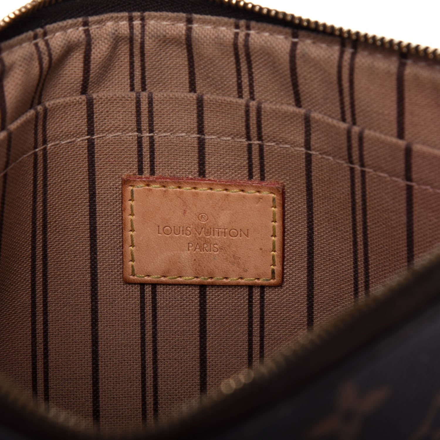 Louis Vuitton Monogram Neverfull MM GM Pochette 8 of 17