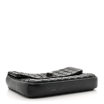 Bottega Veneta Nappa Intrecciato Turnlock Coin Pouch Black 4 of 12