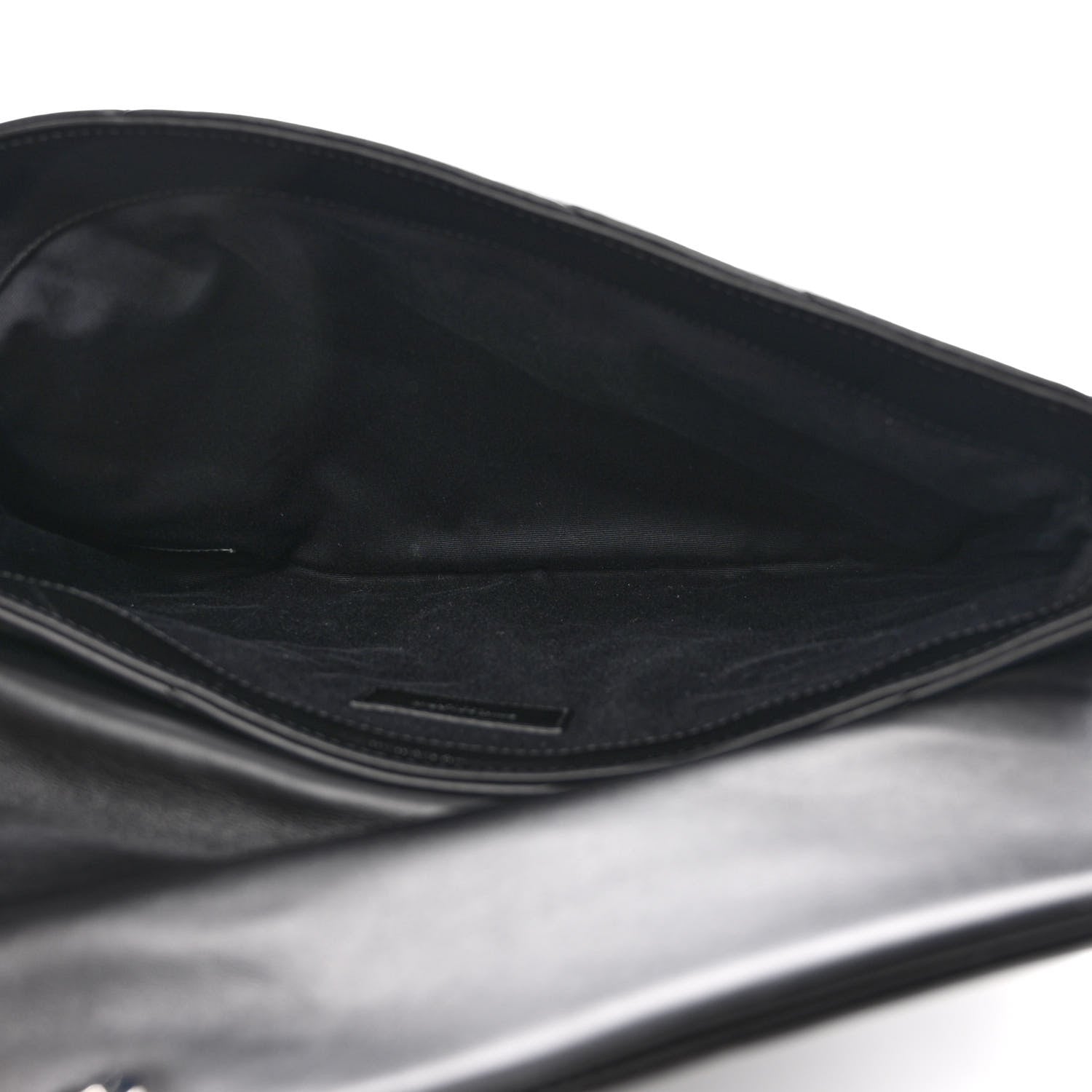 Saint Laurent Calfskin Y Quilted Monogram Loulou Document Holder Black 5 of 10