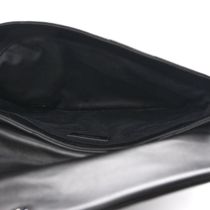 Saint Laurent Calfskin Y Quilted Monogram Loulou Document Holder Black 5 of 10
