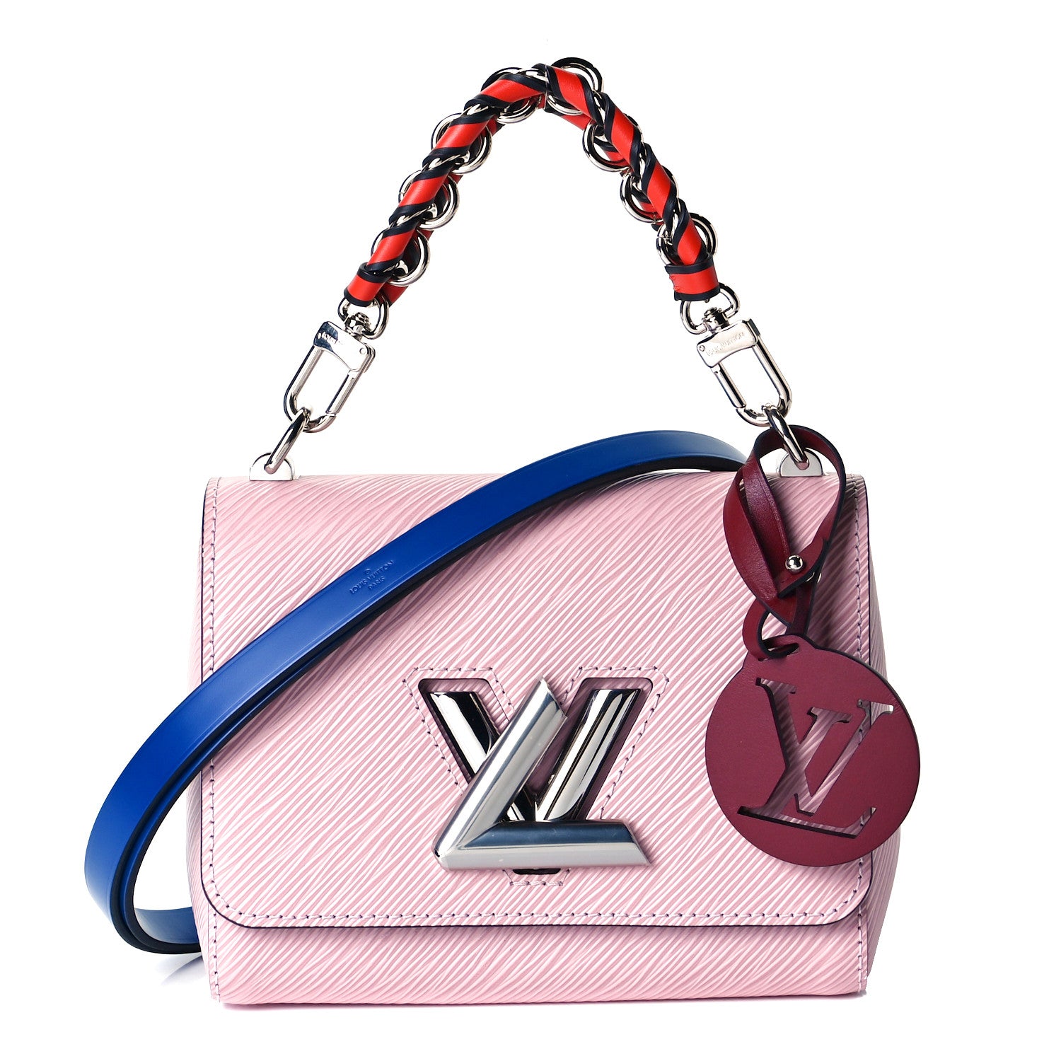Louis Vuitton Epi Twist Braided Strap Shoulder Bag PM Rose Ballerine 1 of 7