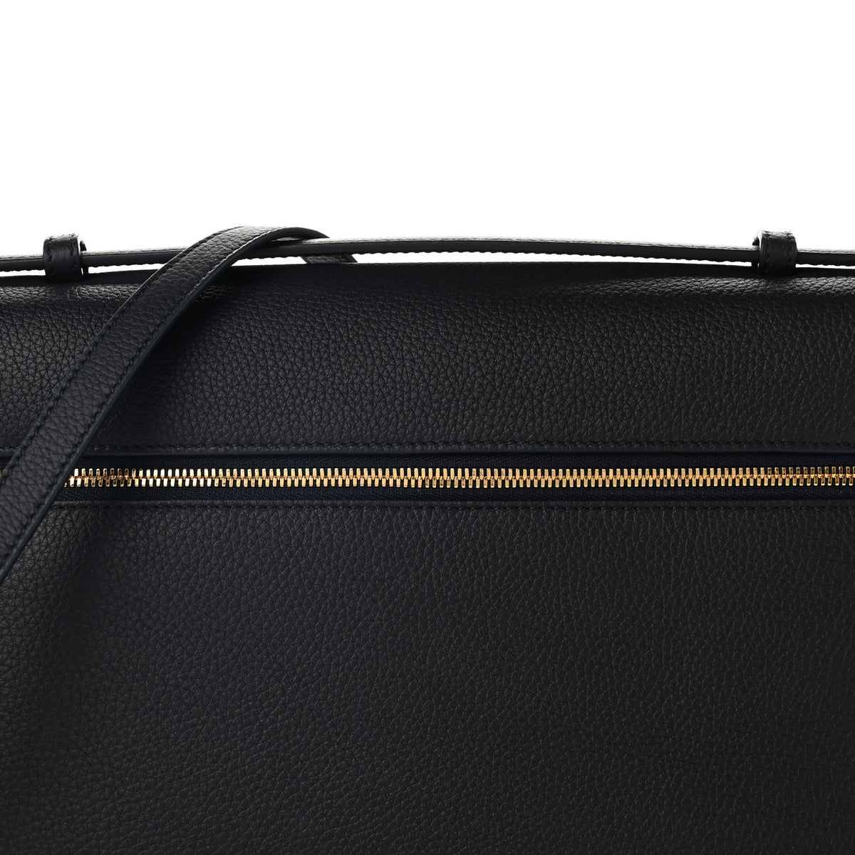 Loro Piana Grained Calfskin Extra Bag L27 Navy 7 of 10