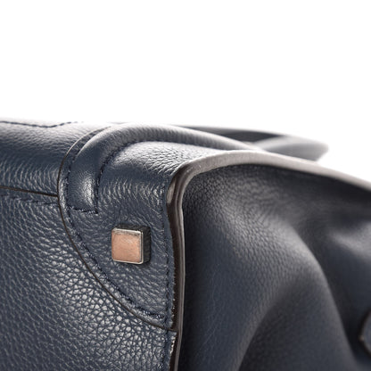 Celine Drummed Calfskin Micro Luggage Orage 10 of 11
