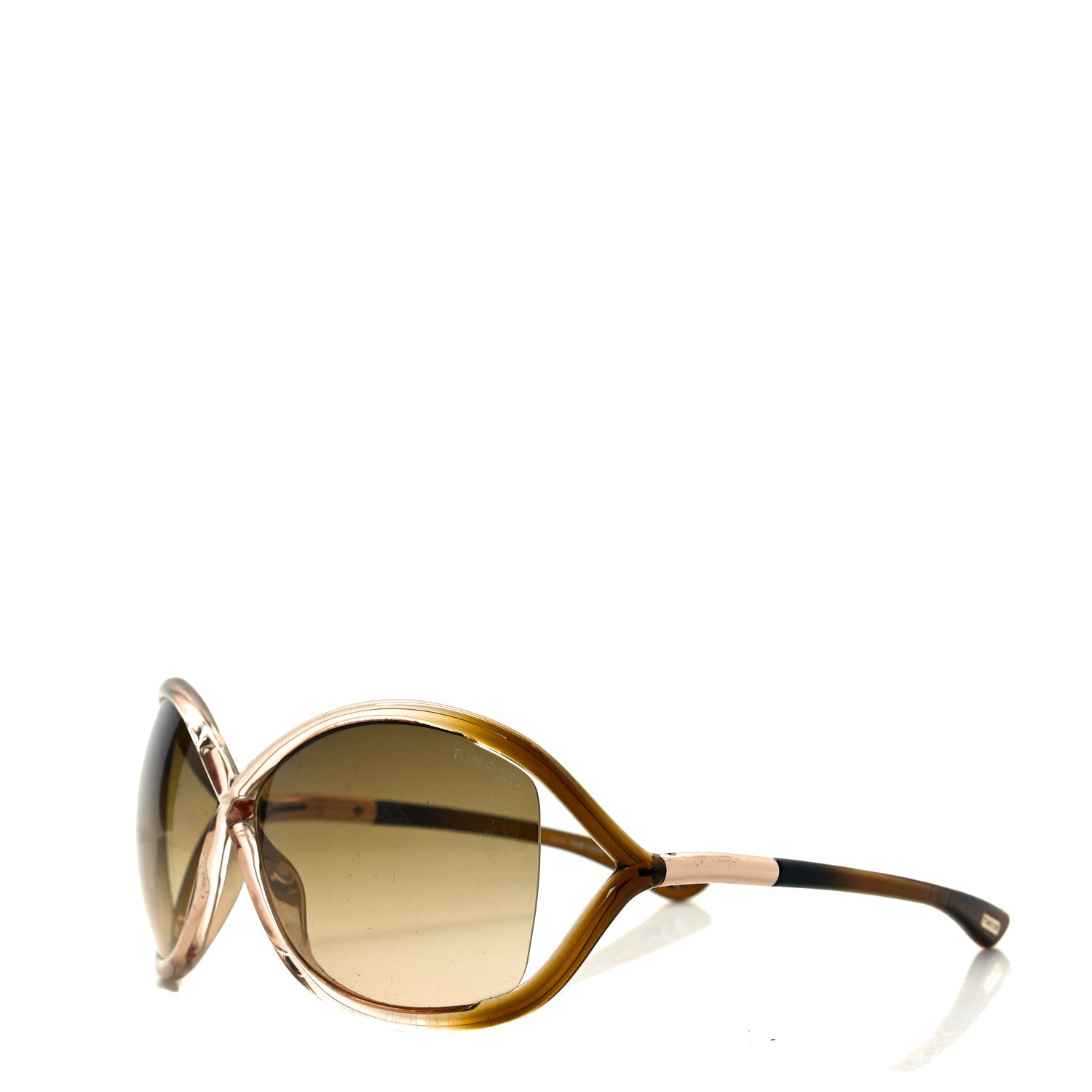 Tom Ford Acetate Whitney Crossover Sunglasses TF9 Brown 1 of 6
