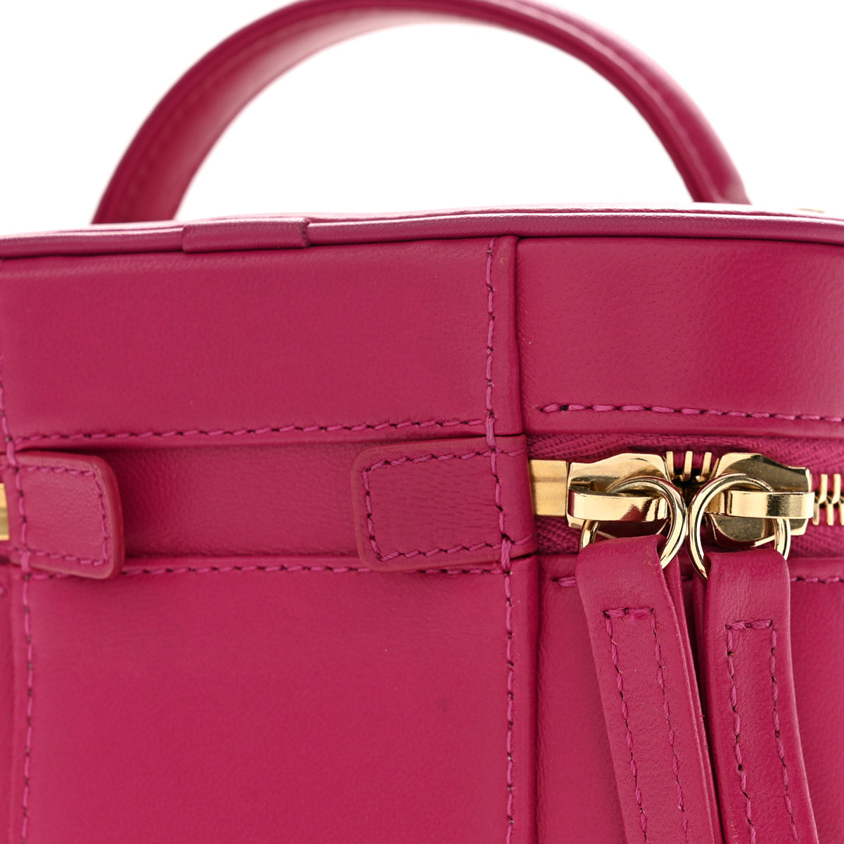 Lambskin Timeless Vanity Cosmetic Case Pink