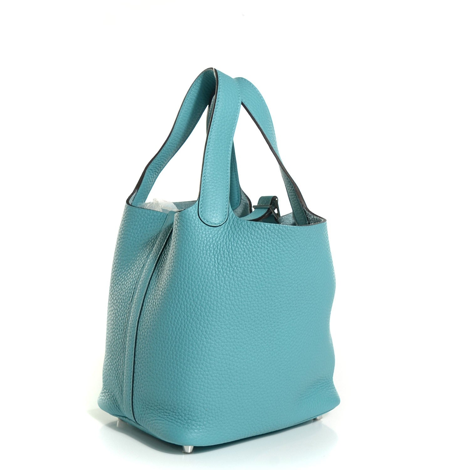 Hermes Taurillon Clemence Picotin Lock 18 PM Bleu Saint Cyr 5 of 16
