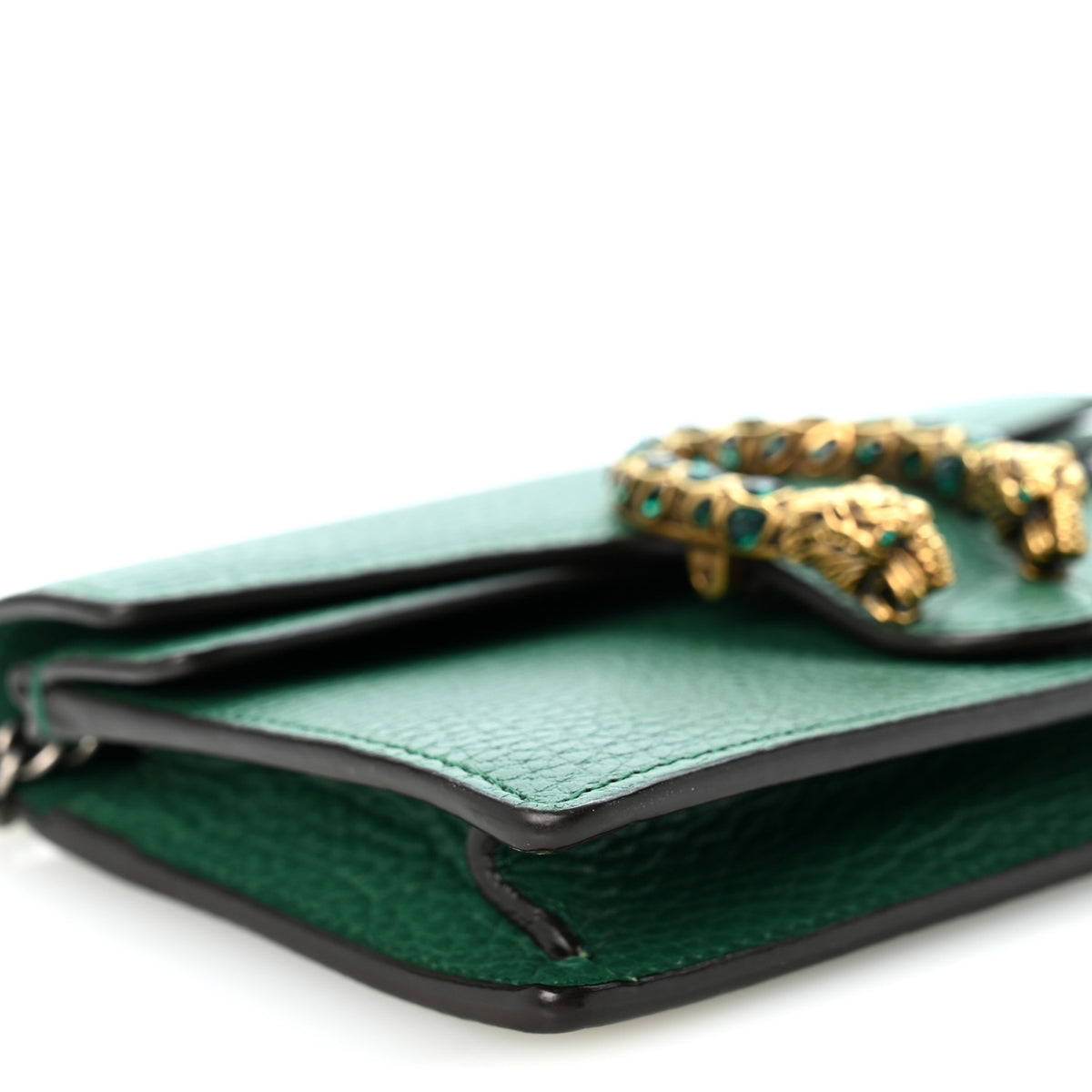 Gucci Calfskin Super Mini Dionysus Shoulder Bag Emerald 8 of 10