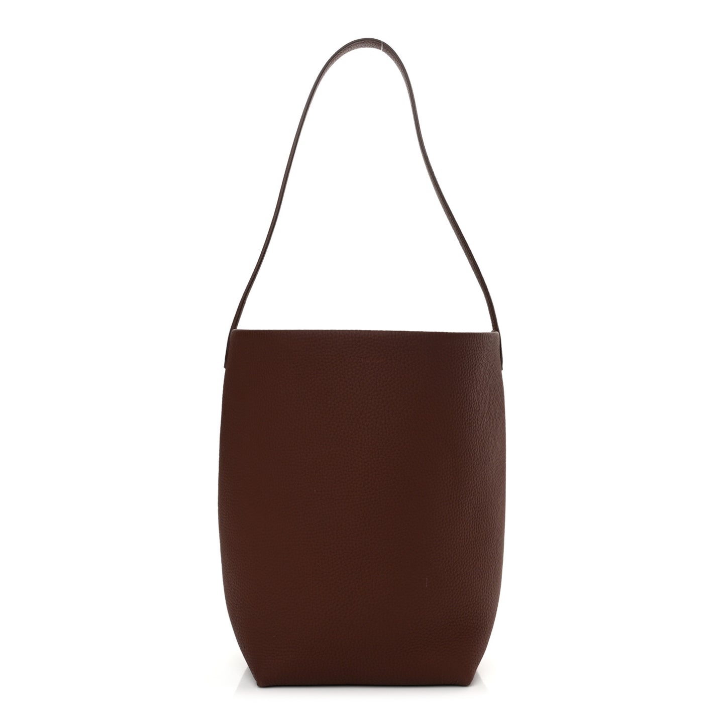 Grained Calfskin Medium N/S Park Tote Cognac