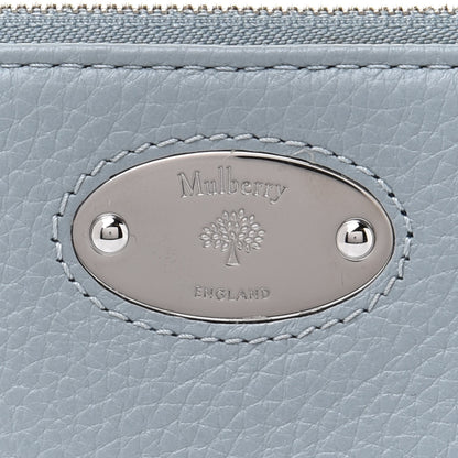 Mulberry Small Classic Grain Zip Coin Purse Cloud 7 of 8