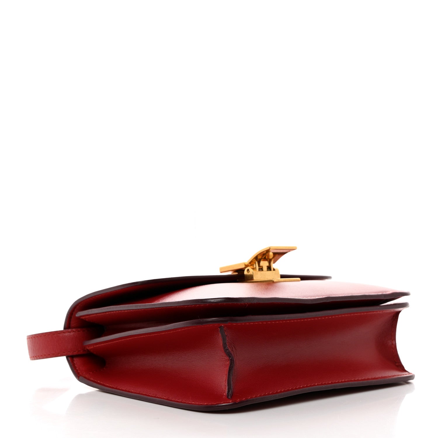 Celine Box Calfskin Teen Classic Box Flap Bag Red 4 of 11