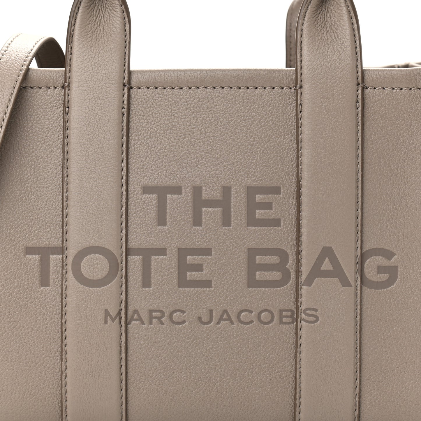 Grained Calfskin The Tote Bag Taupe