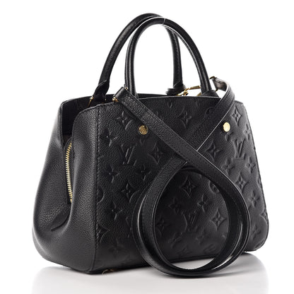 Louis Vuitton Empreinte Montaigne BB Black 3 of 9