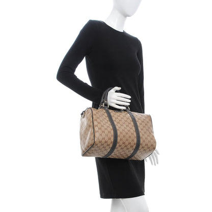 Gucci Crystal Monogram Medium Joy Boston Dark Brown 2 of 7