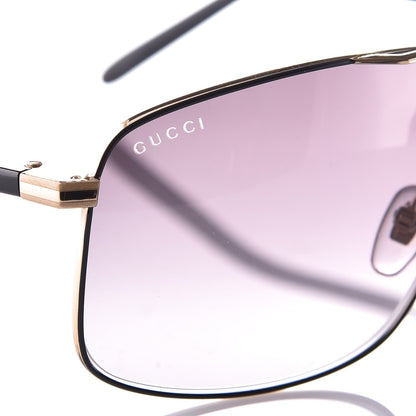Gucci Aviator GG 2214/K/S Sunglasses Black Gold 7 of 8