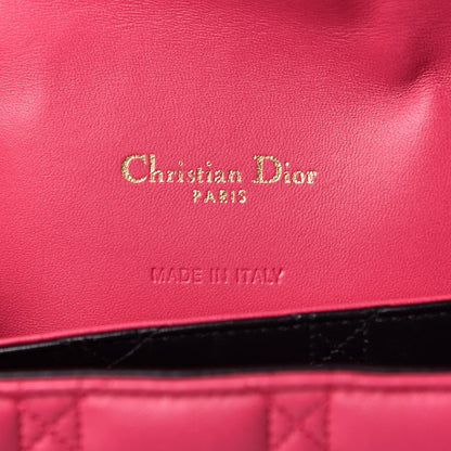 Christian Dior Lambskin Cannage Large Miss Dior Flap Pink 6 of 14