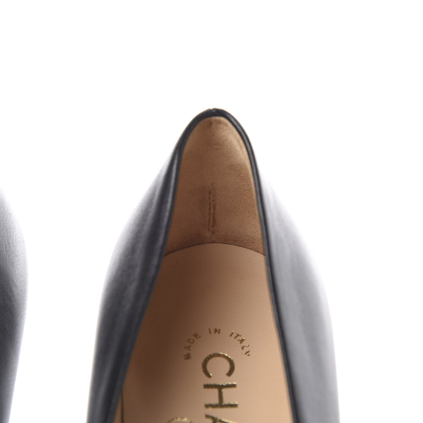 Lambskin CC Pumps 37.5 Black