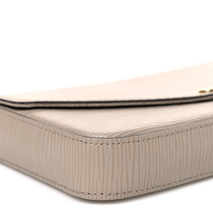 Louis Vuitton Epi Felicie Pochette Chain Wallet Galet 8 of 10