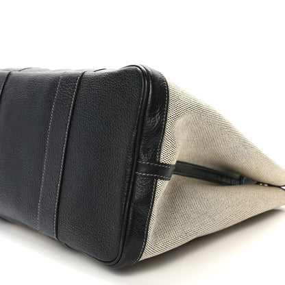 Hermes Toile Buffle Skipper Garden Party 36 MM Tote Black 9 of 9