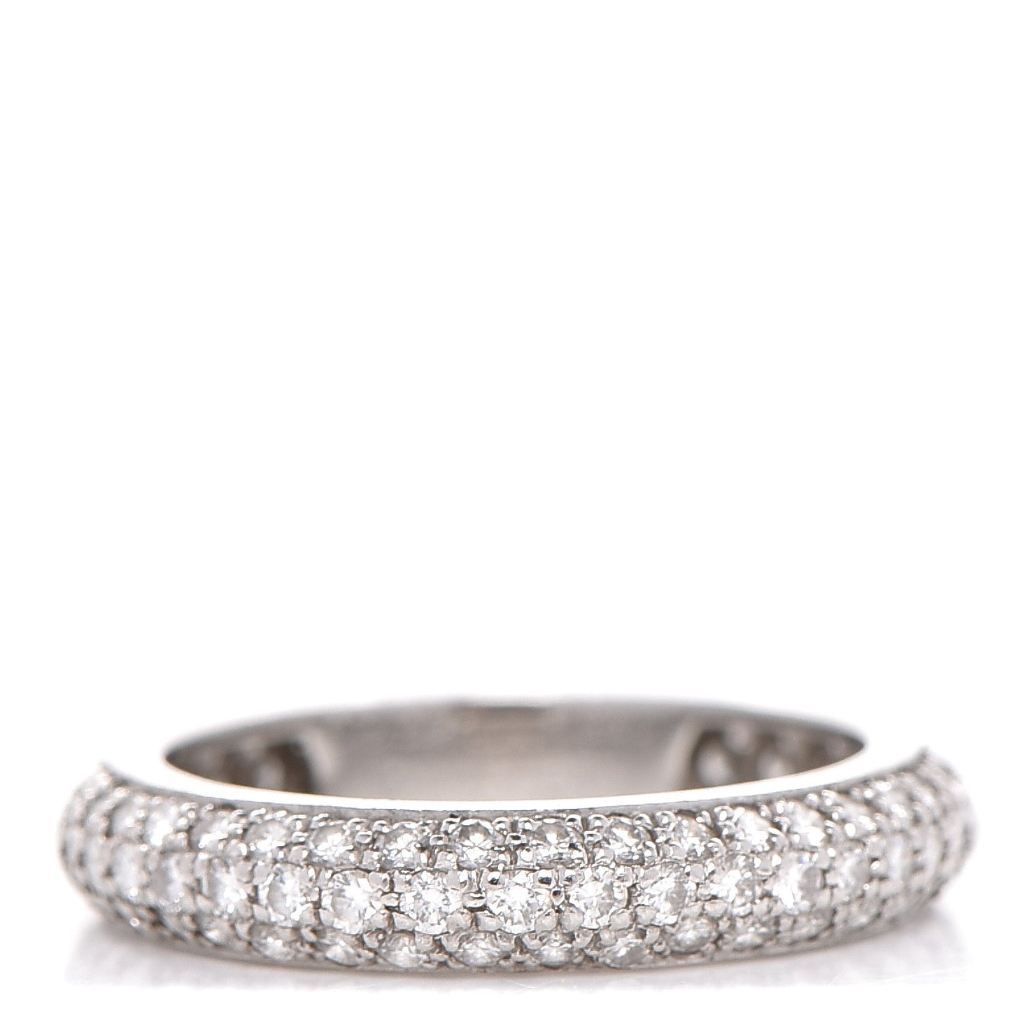 Platinum Diamond Pave Eternity Band 52 6