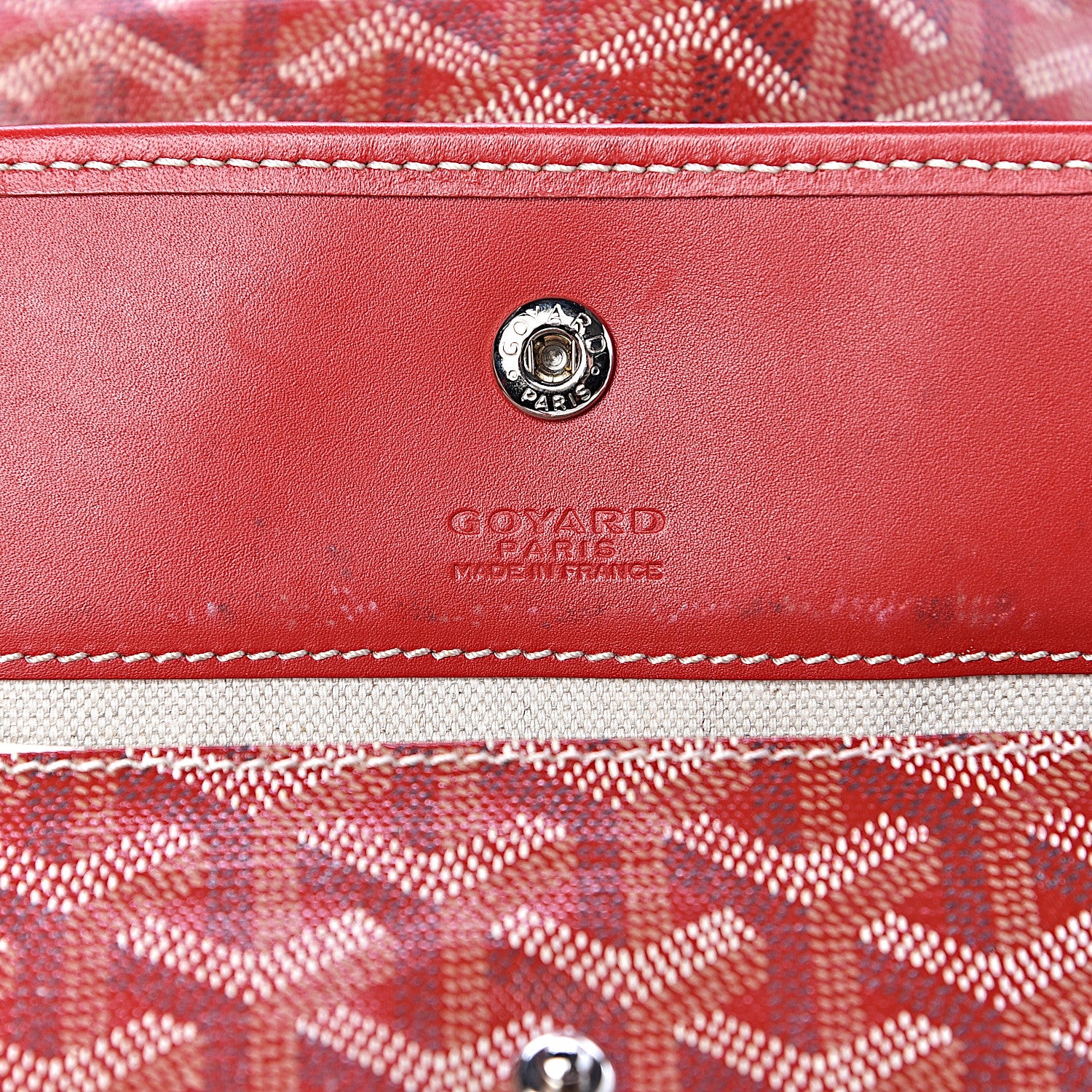 Goyard Goyardine Saint Louis GM Red 8 of 14