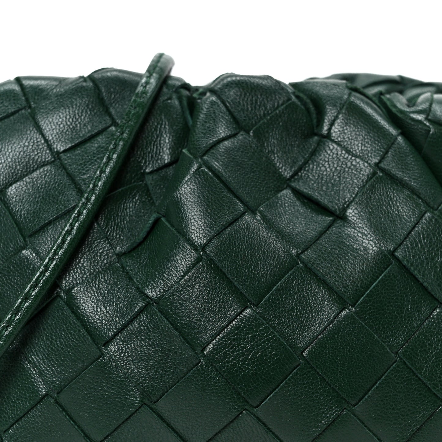 Nappa Intrecciato The Mini Pouch Raintree
