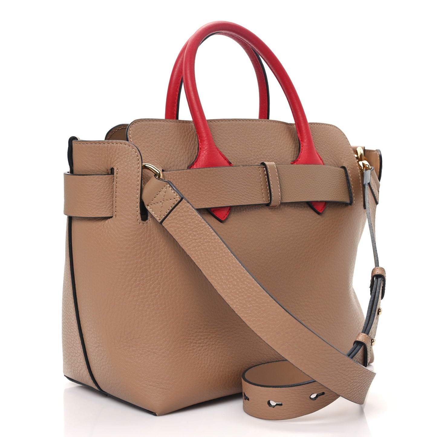 Marais Calfskin Small Belt Bag Dark Beige