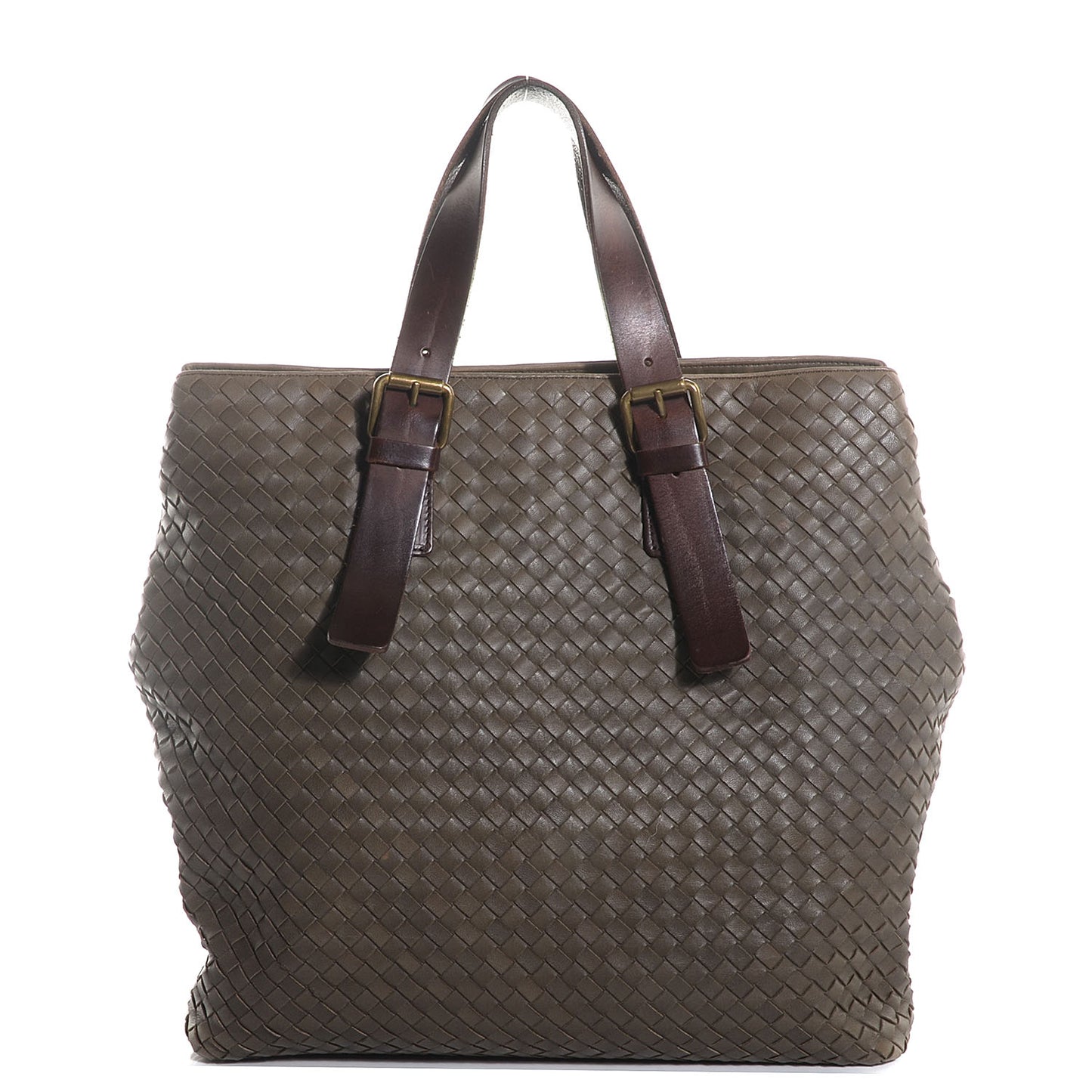 Intrecciato Light Calf Shopper Tote