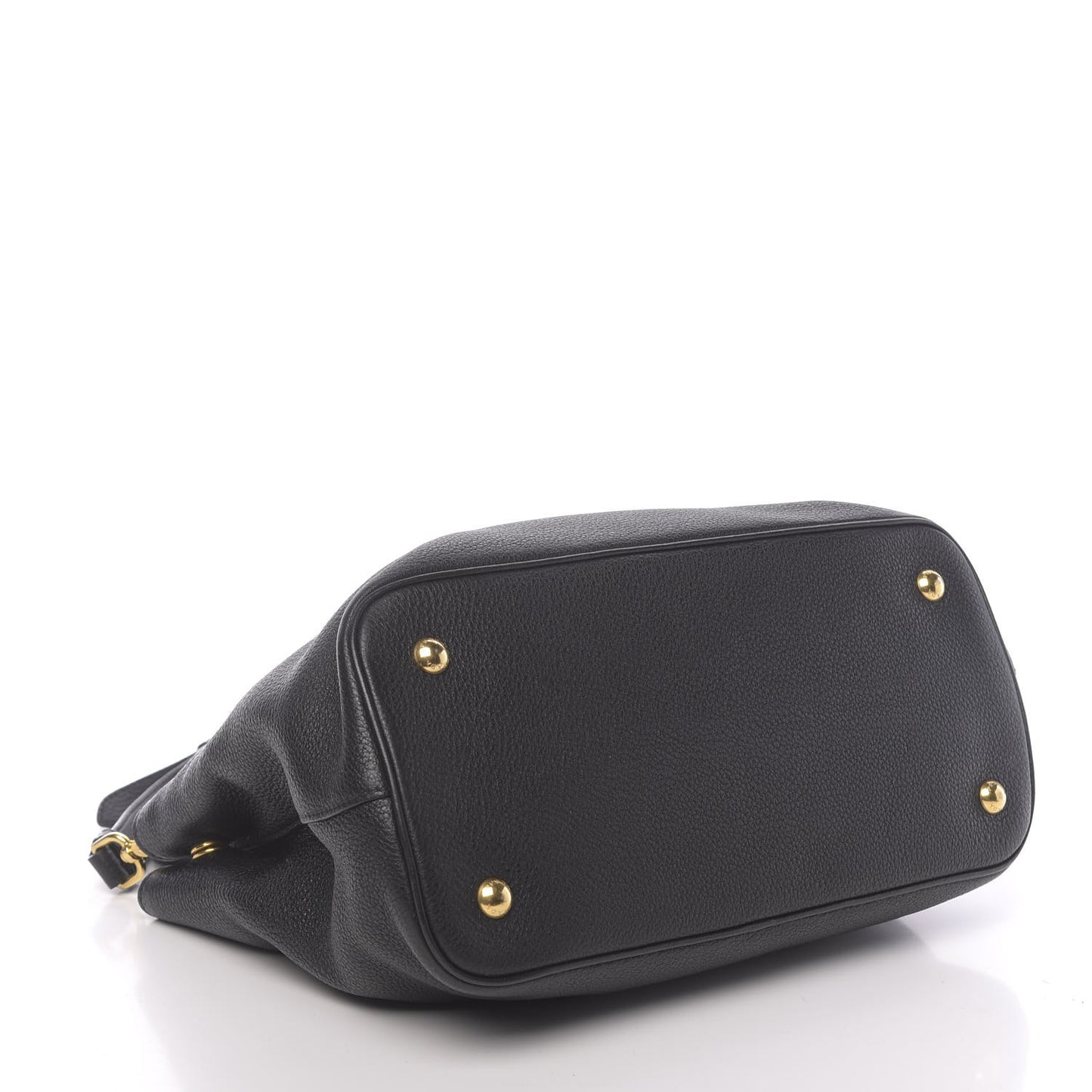 Vitello Daino Tote Black
