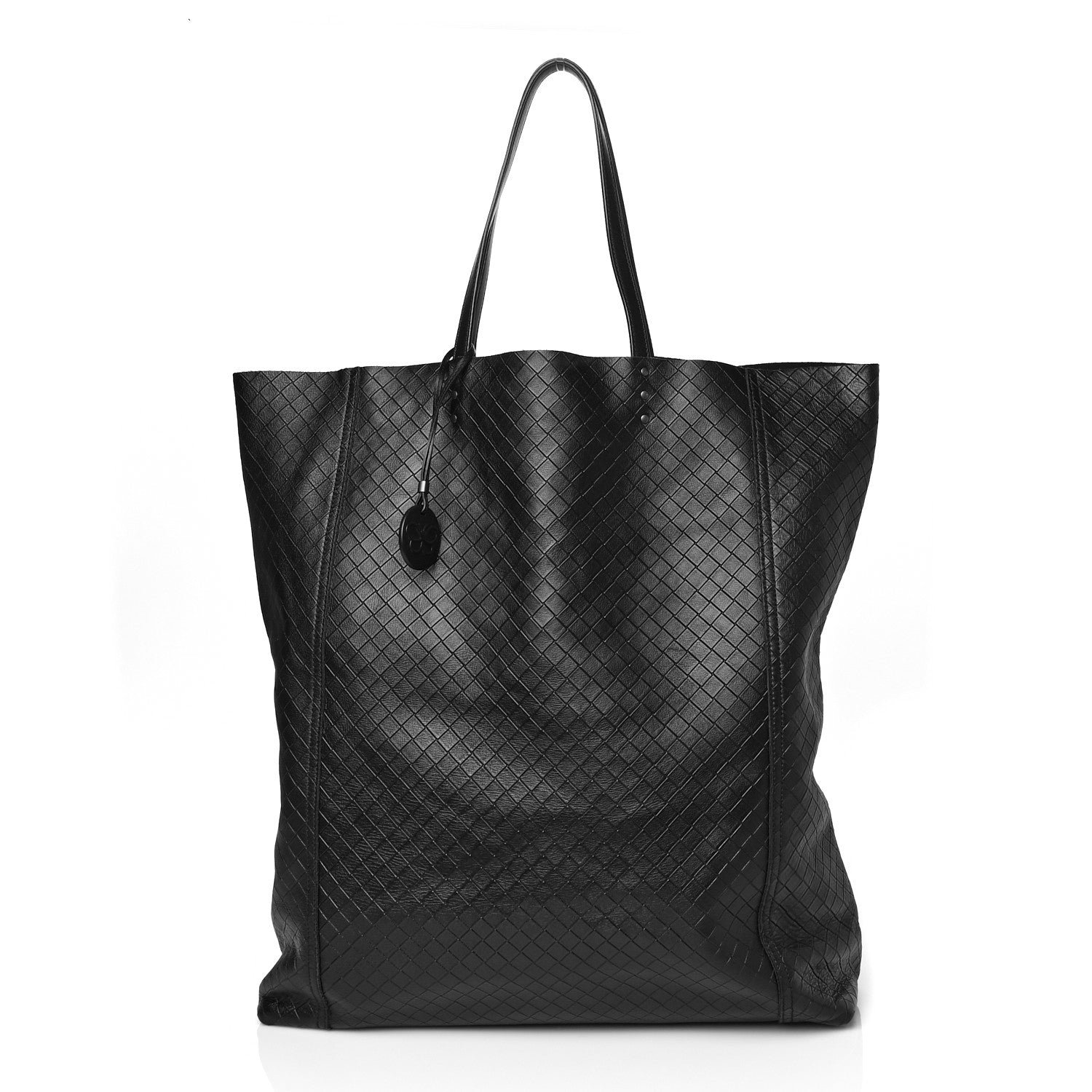Bottega Veneta Calfskin Intrecciomirage Antique Tote Black 1 of 9