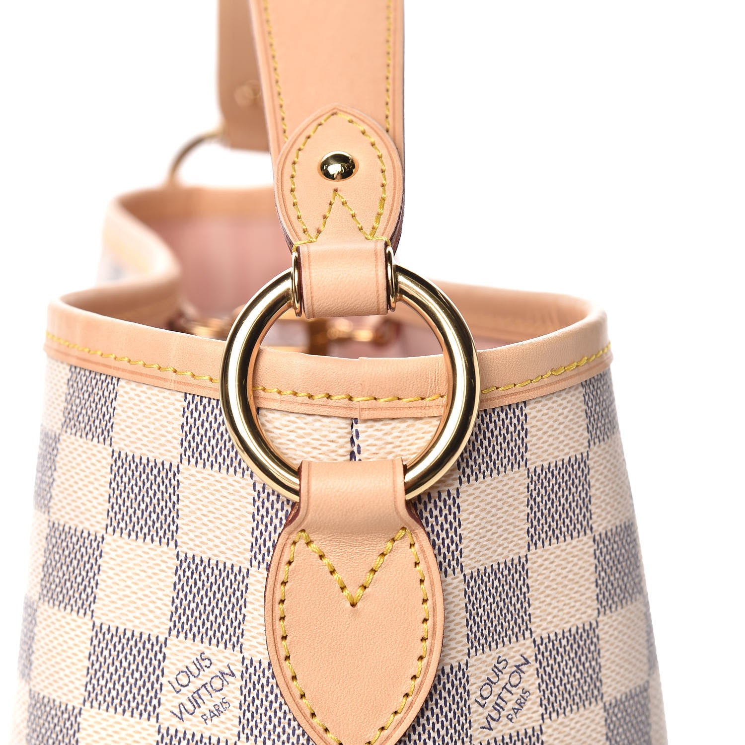 Louis Vuitton Damier Azur Delightful PM Rose Ballerine 11 of 11