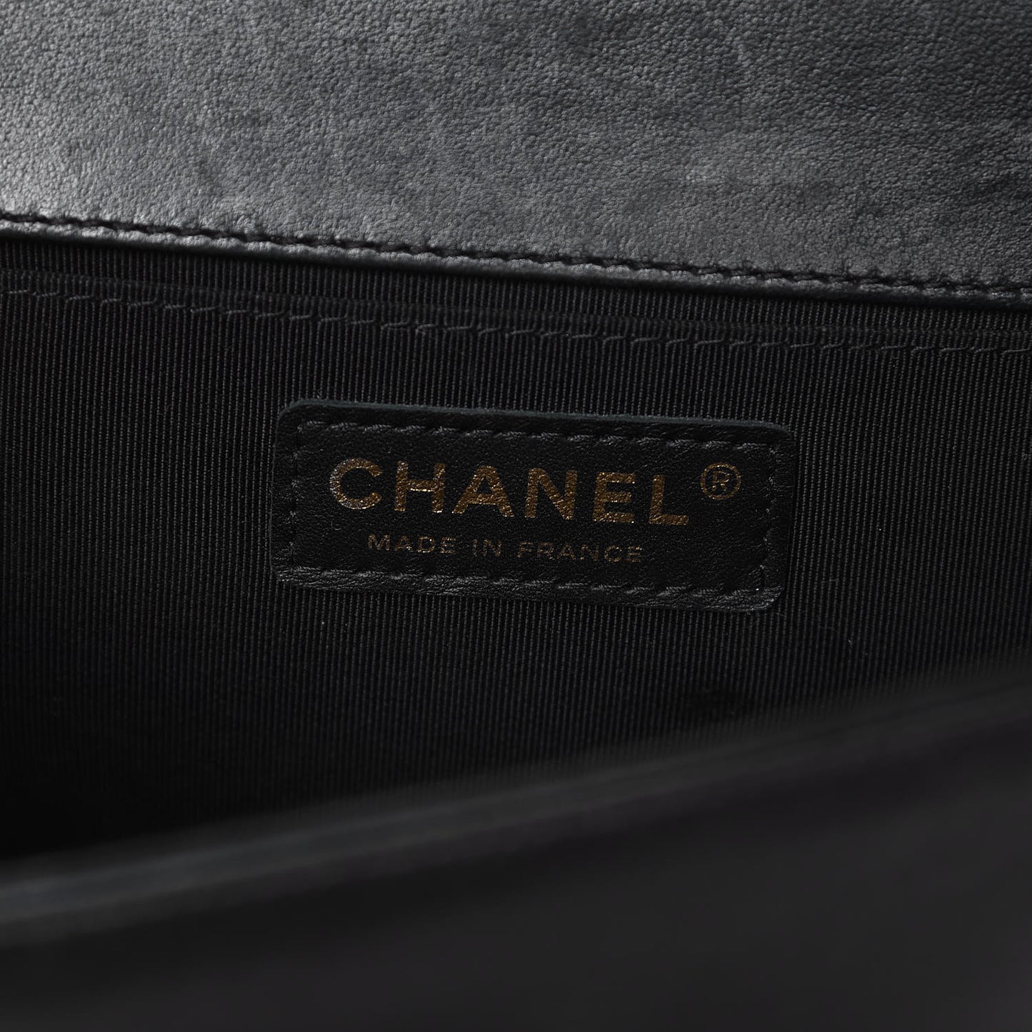 Lambskin Quilted Medium Boy Flap Dark Navy