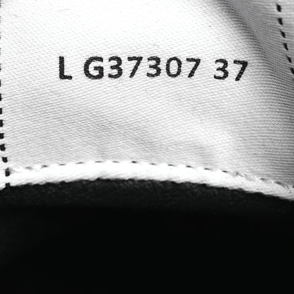 Chanel Suede Goatskin CC Sneakers 37 Black 9 of 13